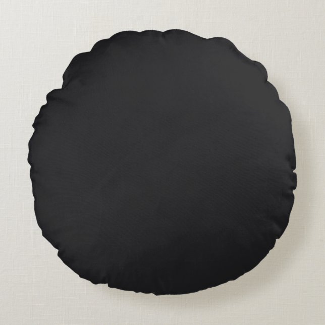 Coussins Ronds Noir de carbone (Devant)