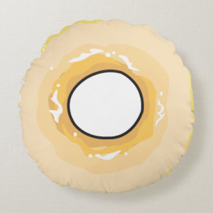 Coussins Ronds Nourriture pour Thought_Dreaming of Donuts_Totally