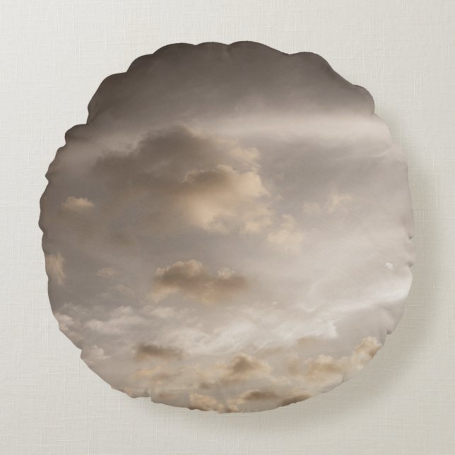 Coussins Ronds Nuages ​​caribéens de rêve 5 (Devant)