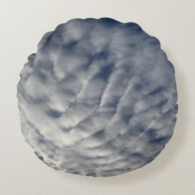 Coussins Ronds nuages tressés (Devant)