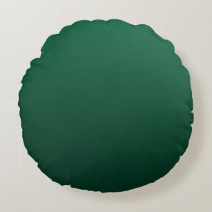 Coussins Ronds Nuances de vert émeraude