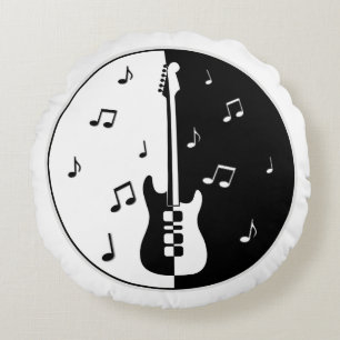 Coussins Ronds Nuit guitare