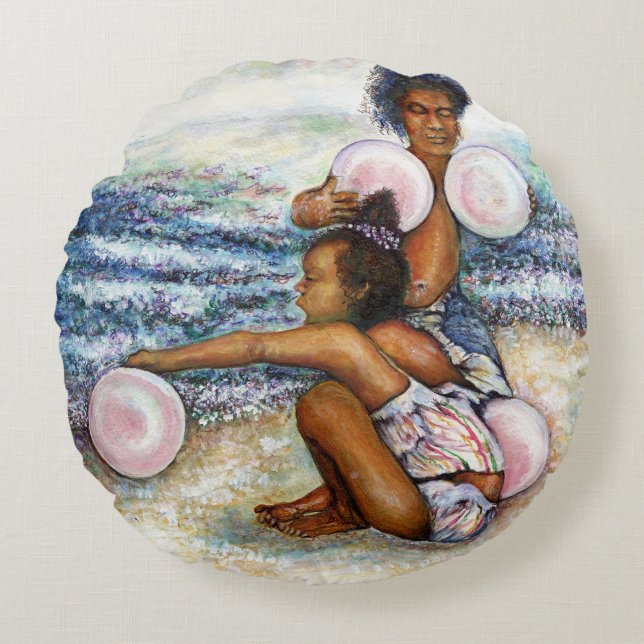 Coussins Ronds Obsédés par la conquête de l'impossible (Devant)