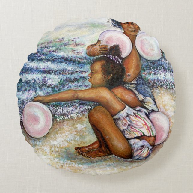 Coussins Ronds Obsédés par la conquête de l'impossible (Devant)