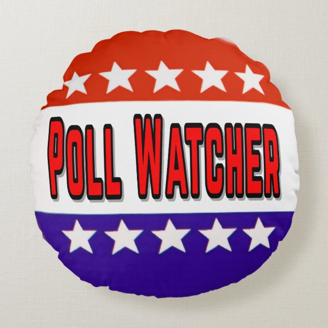 Coussins Ronds Observateur de sondage (Devant)