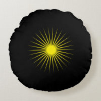 Oeil Attrayant Étoile Jaune Ronde Étoile Conceptio
