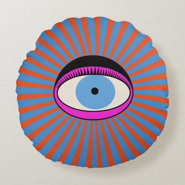 Coussins Ronds Oeil radiant (Devant)