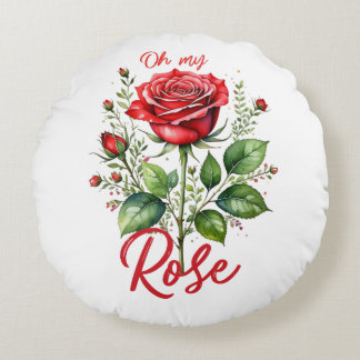 Coussins Ronds Oh mon Rose