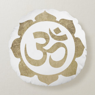 Coussins Ronds Ohm d'or