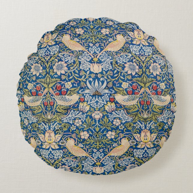 Coussins Ronds Oiseau Art Nouveau Design (Devant)
