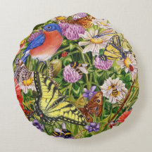 Oiseaux, papillons et abeilles