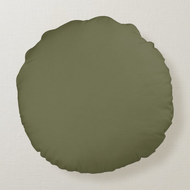 Coussins Ronds Olive Branch Solid Color 18-0527 AW 2022 (Dos)