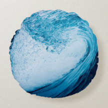 Onde Océanique Roulante Dans Les teintes Bleues