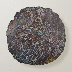 Coussins Ronds Ondes cérébrales 2014