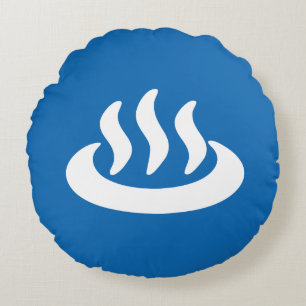 Coussins Ronds Onsen ♨ Hot Spring 温 泉 Japonais