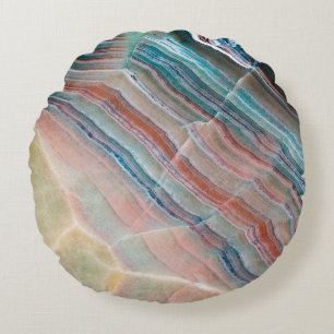 Coussins Ronds onyx marbre texture arrière - plan de pierres natu