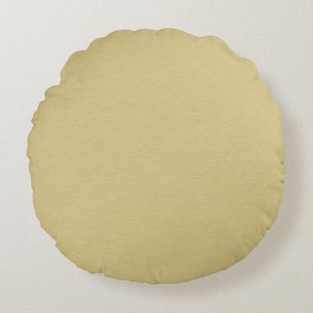 Coussins Ronds Or brossé doux (Devant)