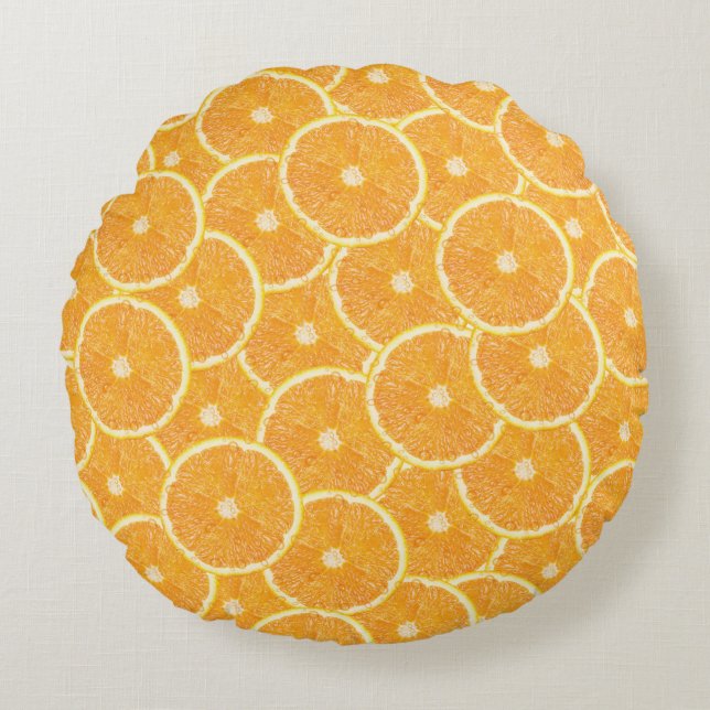 Coussins Ronds Oranges (Devant)