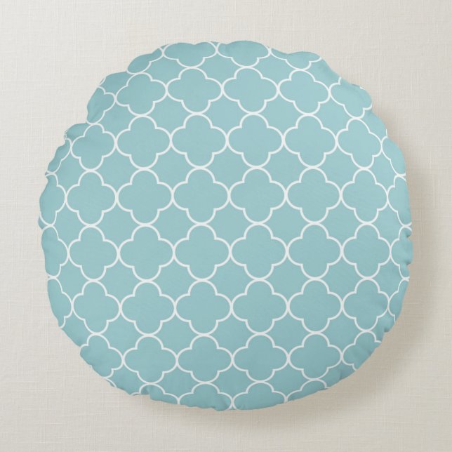 Coussins Ronds Oreiller à jet de quatrefoil (Devant)