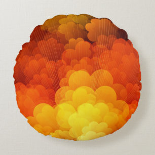 Coussins Ronds Oreiller à lancer rond