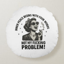 Oreiller à lancer rond