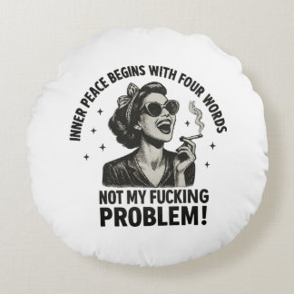 Coussins Ronds Oreiller à lancer rond