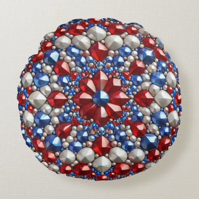 Coussins Ronds Oreiller à lancer rond avec couleurs Pays-Bas (Devant)