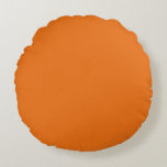 Coussins Ronds Oreiller à lancer rond orange (16 po)<br><div class="desc">C'est pour les amateurs de coussins. Cool !</div>
