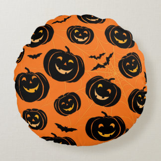 Coussins Ronds Oreiller à motif Halloween