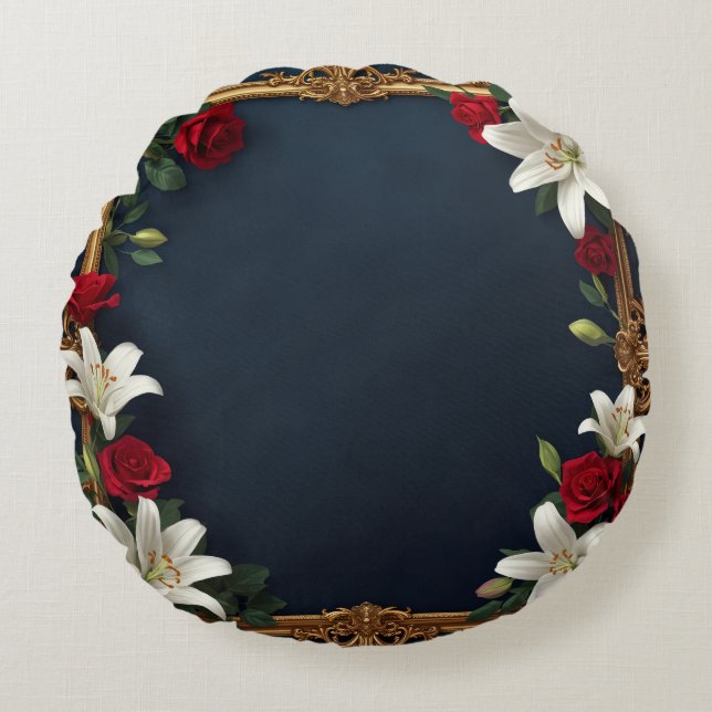 Coussins Ronds Oreiller arrondi sur mesure décoratif (Devant)