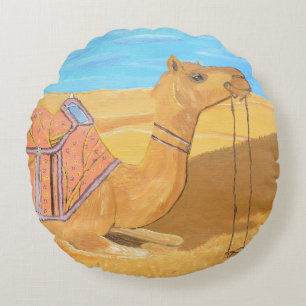 Coussins Ronds Oreiller chameau d'Arabie saoudite