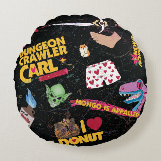 Coussins Ronds Oreiller collage de Dungeon Crawler Carl