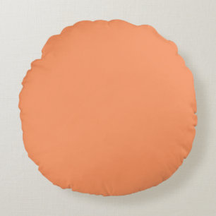 Coussins Ronds oreiller couleur unie simple crème orange