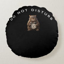 Oreiller de chat de gym drôle hors service – Décor