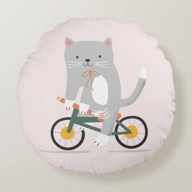 Coussins Ronds Oreiller de cyclisme pour chat (Devant)
