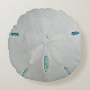 Coussins Ronds Oreiller de jet rond Sand Dollar Beach