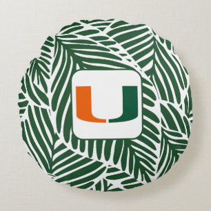 Coussins Ronds Oreiller de l'Université de Miami