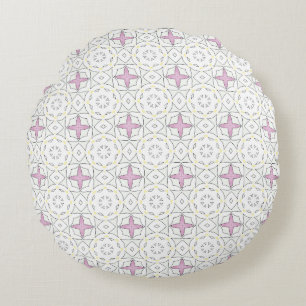 Coussins Ronds oreiller décoratif avec motif géométrique