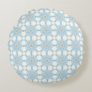 Coussins Ronds oreiller décoratif présentant un motif géométrique