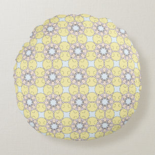 Coussins Ronds oreiller décoratif présentant un motif géométrique