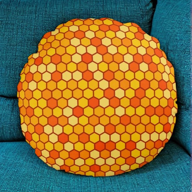Coussins Ronds Oreiller doux à l'abeille (Créateur téléchargé)