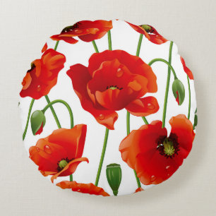 Coussins Ronds Oreiller Fleur Rond