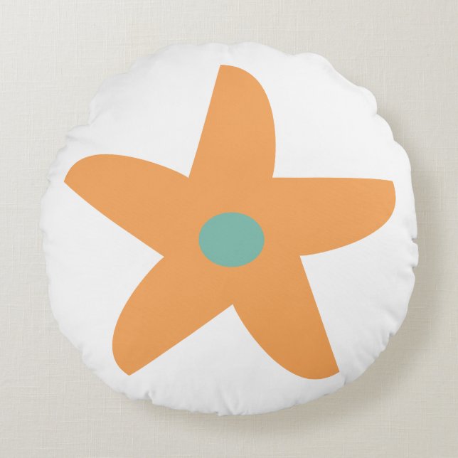 Coussins Ronds Oreiller Flower Thlow (Devant)