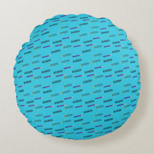Coussins Ronds Oreiller jeté à motif livresque