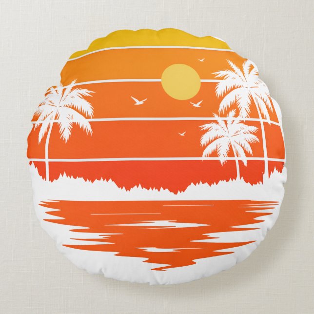 Coussins Ronds Oreiller jeté rond (40 cm) (Devant)