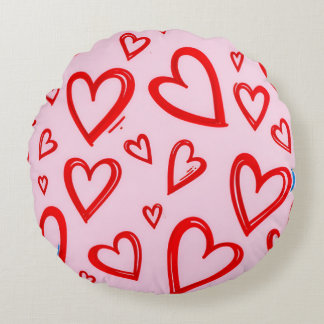 Coussins Ronds Oreiller jeté rond (40 cm)