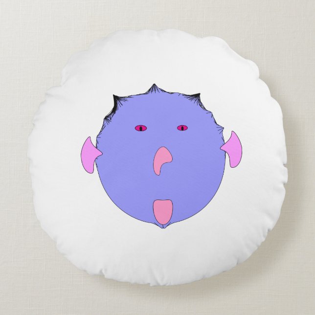 Coussins Ronds oreiller poupée pour enfants (Devant)