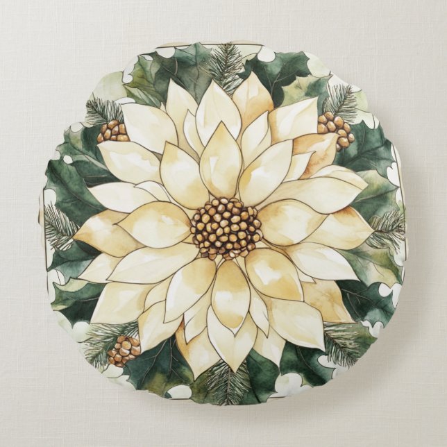 Coussins Ronds Oreiller Rond (Devant)