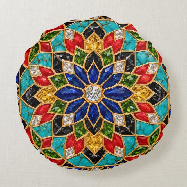 Coussins Ronds Oreiller Rond (Dos)