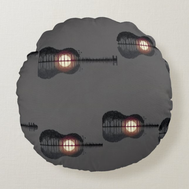 Coussins Ronds Oreiller Rond (Devant)